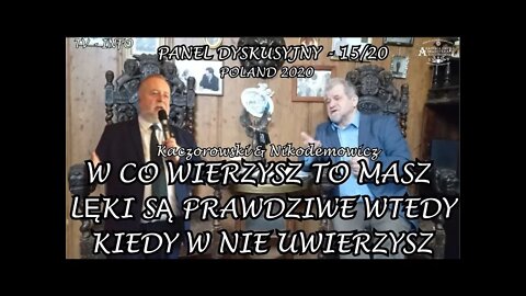 W CO WIERZYSZ TO MASZ LĘKI SĄ PRAWDZIWE WTEDY KIEDY W NIE UWIERZYSZ - DROGA DO ŚWIATŁA /2020©TV INFO