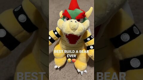 Best Build a Bear Ever 😂 #bowser #peaches #buildabear #supermariomovie