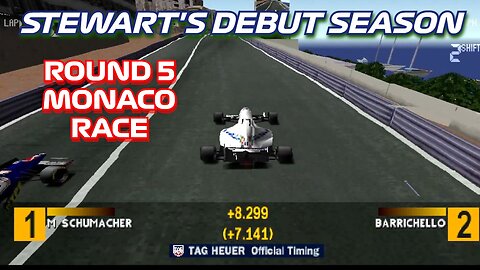 Stewart's Debut Season | Round 5: Monaco Grand Prix Race | Formula 1 '97 (PS1)