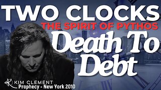 Kim Clement Prophecy - TWO CLOCKS, Death To Debt & The Spirit Of Pythos - New York 2010