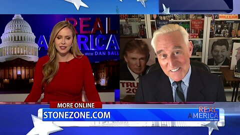 REAL AMERICA -- Roger Stone, The Politicized Indictment of Donald Trump