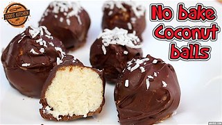 No-bake chocolate coconut balls: Easy vegan dessert recipe