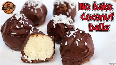 No-bake chocolate coconut balls: Easy vegan dessert recipe