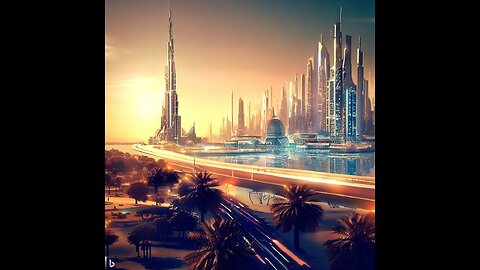 I asked AI to create famous cities in 2050 (compilation)