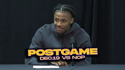 Ja Morant Reacts To His Return Game | Dec 19, 2023 vs Pelicans