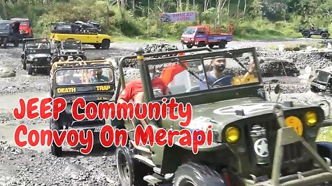 JEEP COMMUNITY CONVOY ON MERAPI