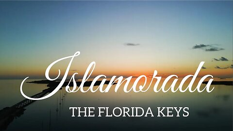 Cinematic Islamorada Florida a Spectacular Florida Keys Sunset in Lower Matecumbe 4K