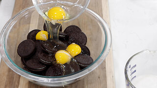 Put Eggs and Oreos and a few other ingredients together to get awesome dessert