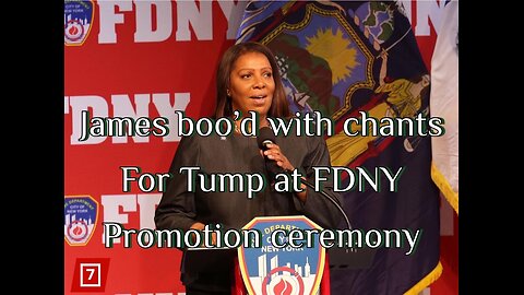 Letitia James Booed at FDNY promotion ceremony