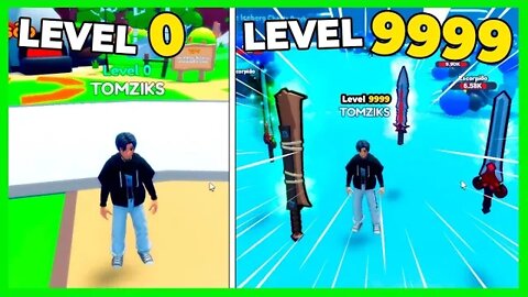 VIREI O MESTRE DAS ESPADAS NO ROBLOX SWORD HAVEN!