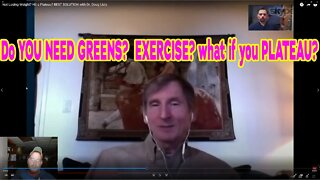 What does Dr. DOUG LISLE say about a PLATEAU | Do you NEED to EXERCISE? | What about eating GREENS?