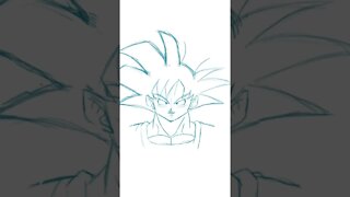 Son Goku Fanart - Clip Studio Paint EX - Timelapse Process