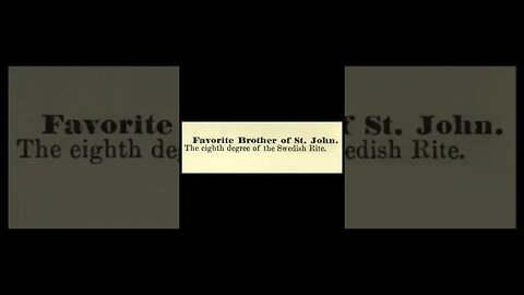 Favorite Brother of St. John: Encyclopedia of Freemasonry By Albert G. Mackey