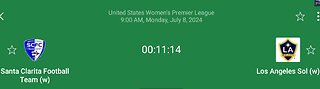 Santa Clarita Football vs Los Angeles Sol United States Women's Premier League 08/07/2024