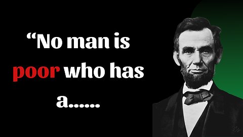 Top 20 Inspiration Quotes by Abraham Lincoln | Former US President | Greatest Quotes