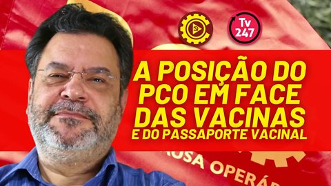 A posição do PCO em face das vacinas e do passaporte vacinal - Rui Costa Pimenta na TV247 - 11/01/22