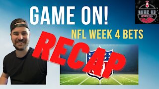 NFL Week 4 Betting Recap