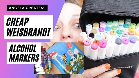 CHEAP ALCOHOL MARKERS FROM AMAZON //WEISBRANDT ARE THEY WORTH THE $17 ?