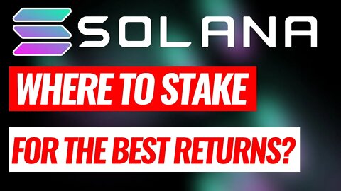 STAKING SOLANA | BEST APY | HOW TO STAKE SOLANA | EARN PASSIVE INCOME WITH SOLANA $SOL