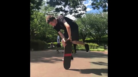 Insane Skateboard Trick!