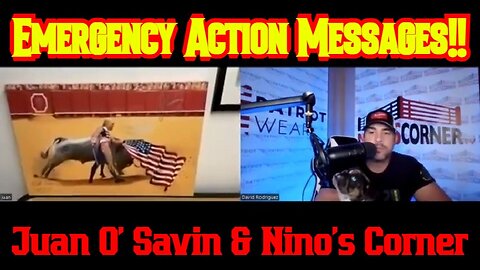 Juan O' Savin & Nino's Corner: Emergency Action Messages!!