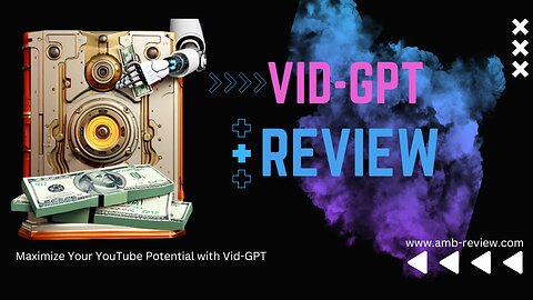 Maximize Your YouTube Potential with Vid-GPT Demo Video - Get Started Today!