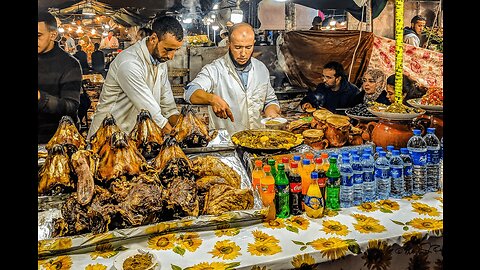 🇲🇦 $1 CRAZY street Food tour in Marrakesh morocco