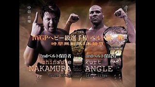 Shinsuke Nakamura Vs Kurt Angle (NJPW Circuit 2008 NEW JAPAN ISM) Highlights