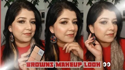 Browns makeup look | Latte makeup look | Makeup tutorial | Easy makeup Tutorial | Mehsim Creations
