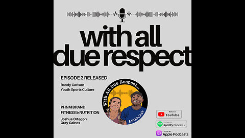 With All Due Respect Ep 2 w/ Randy Carlson: Youth Sports Culture