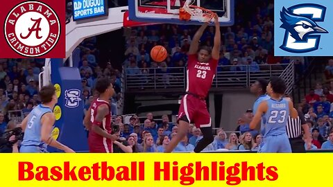 Alabama vs #8 Creighton Basketball Game Highlights 12 16 2023