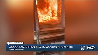 SWFL man saves woman and dog from burning house