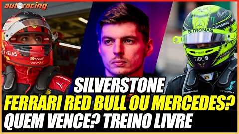 FERRARI RED BULL E MERCEDES DISPUTANDO EM SILVERSTONE? | TREINO LIVE DO GP DA INGLATERRA F1 2022