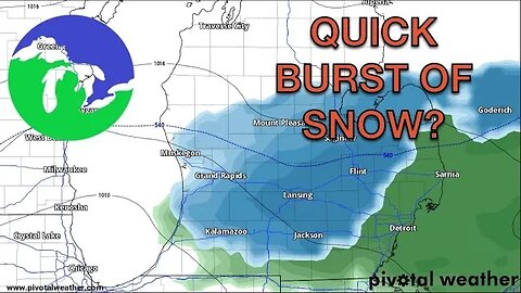 Narrow Band of Heavy Snow Possible In Michigan Friday Morning -Great Lakes Weather