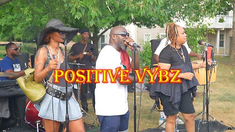 Positive Vybz at the Bowie annual cookout.