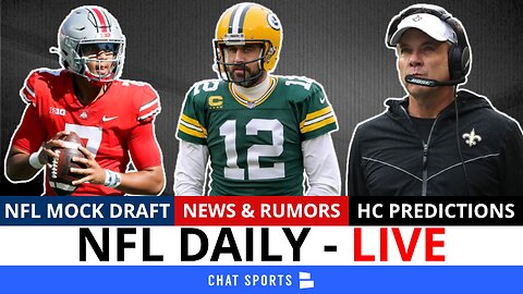 NFL Daily LIVE - Rumors, Mock Draft WITH Trades, Playoff Predictions & More