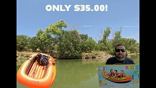 Fishing with a $35 Amazon Inflatable Boat