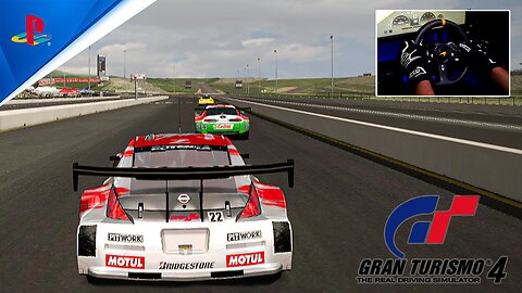 Gran Turismo 4 Remastered Nissan Motul Pitwork Z | Logitech G920 on PCSX2 4k