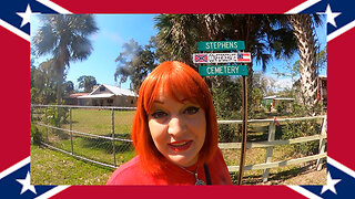 Steinhatchee Cemetery and Stephens Confederate Cemetery, Steinhatchee Fl, This is Cal O'Ween!