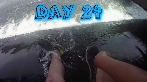 Sliding down a waterfall! - Day 24 walking across America