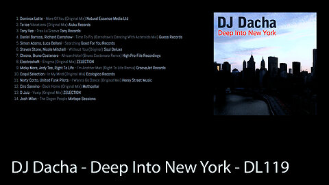 DJ Dacha - Deep Into New York - DL119