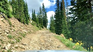 Hagerman Pass Rocky Mountains Off Roading Jeep Trail Leadville Colorado 4WD ATV Road Rockies