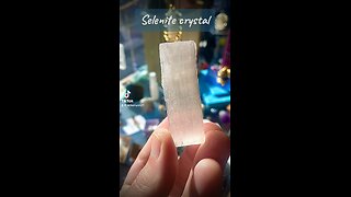 Selenite crystal, angelic