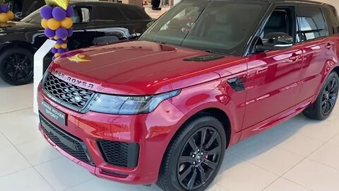 2022 Range Rover Sport HSE Dynamic 2.0 404PS PHEV Firenze Red/Ebony Black Leather