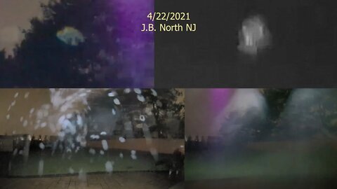 April 2021 Rainy Night Orb Activity"Pops", Swirls, Color, Twin Souls, Etc.