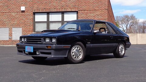 1986 Mercury Capri RS with T Tops in Black & 5.0 Engine Sound on My Car Story with Lou Costabile