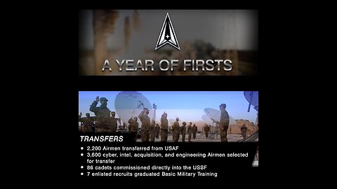 SPACEFORCE - A YEAR OF FIRSTS