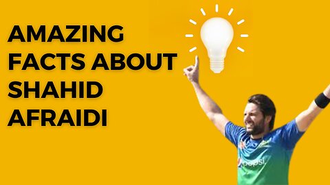 Amazing Facts About Shahid Afraidi l AAS Amazing Fact