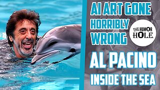AI Art Gone Horribly Wrong - Al Pacino Inside the Sea