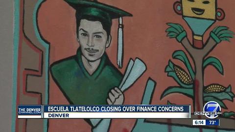 Escuela Tlatelolco closing over finance concerns